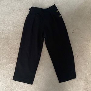 Black Oak & Fort High Waisted Trouser Size 8